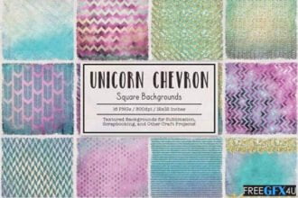 Glitter Chevron Square Backgrounds