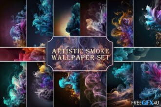 Artistic Smoke Colors Backgrounds