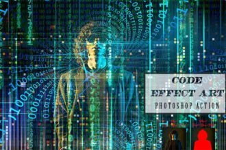 Code Effect Art Photoshop Action