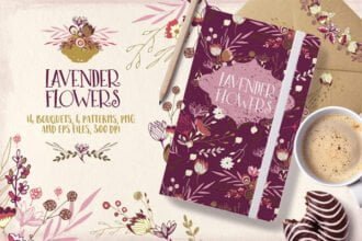 CreativeMarket - Lavender Flowers
