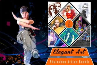 Elegant Art Photoshop Action Bundle