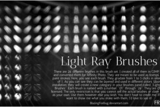 Light Ray PNG Brush