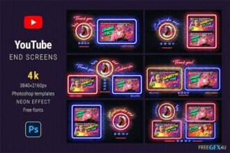 Neon YouTube End Screens
