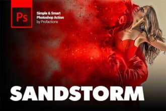 Sandstorm Photoshop Action