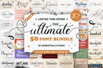 Ultimate Crafting Font Bundle