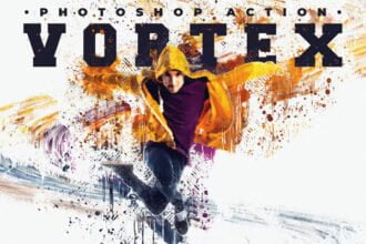 Vortex Artistic Photoshop Action
