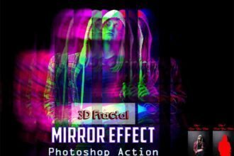 3D Fractal Mirror Effect