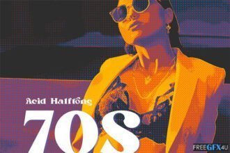 70s Acid Halftone Effect