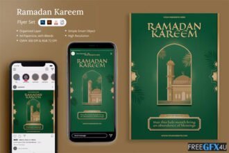 Ramadan Kareem Flyer Set