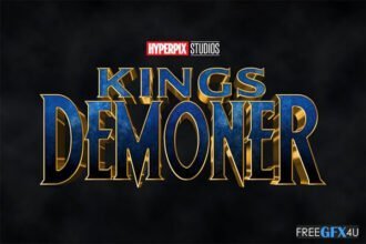 Black Panther Text Effect