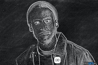 Chalk Drawing Sketch Art Effect