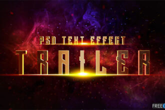 Cinematic Trailer Text Effect