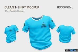 Clean T-shirt Mockup
