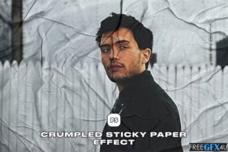 Crumpled Sticky Paper