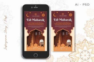 EID Mubarak Digital Greeting Card