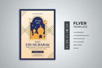 Eid Mubarak Flyer Template