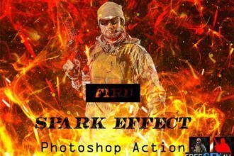 Fire Spark Effect Action