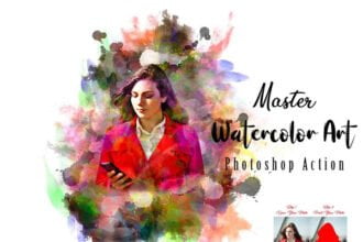 Master Watercolor Art PS Action
