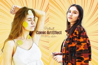 Portrait Comic Art Effect Action