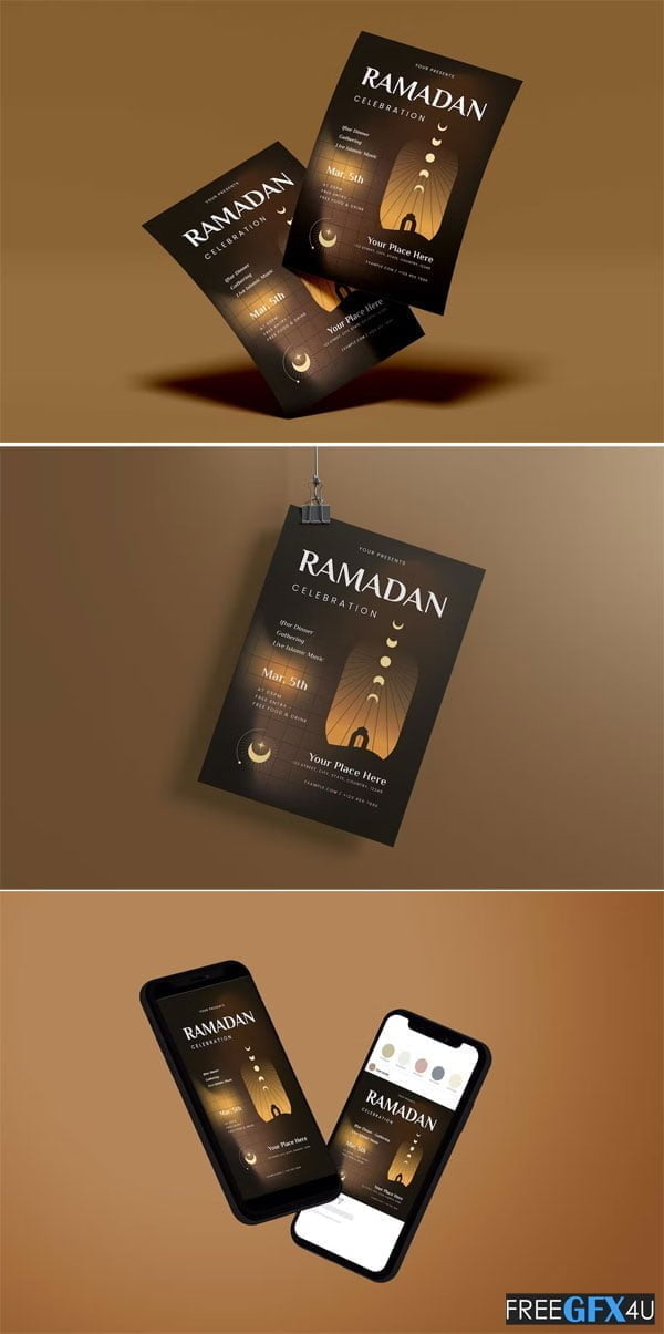 Ramadan Kareem Celebration Flyer