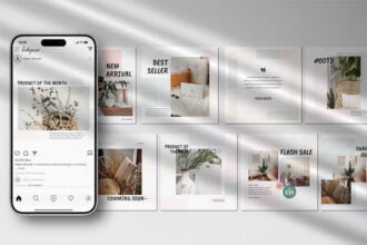Social Media Mockup for Instagram