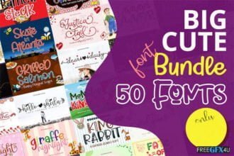 The Big Cute Fonts