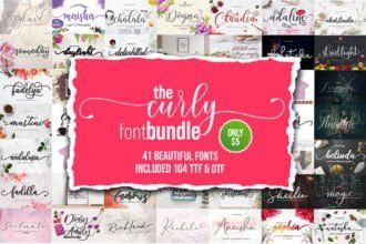 The Curly Font Bundle