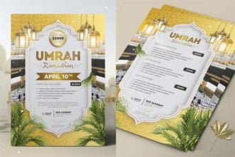 Umrah Flyer PSD Template
