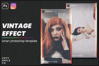 Vintage Effect for Instagram Stories