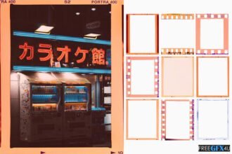 11 Vertical Frame Overlay