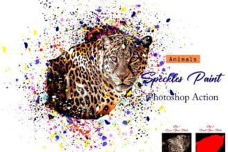 Animals Speckles Paint PS Action
