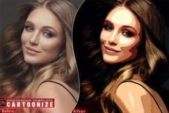 Cartoonize Photoshop Actions V.2
