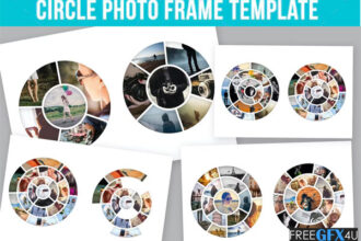 Circle Photo Frame Templates