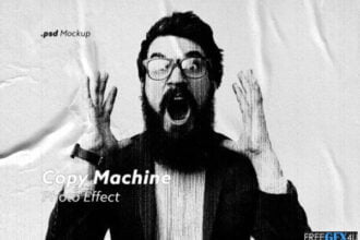 Copy Machine Photo Effect