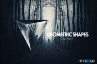 Geometric Mirror Photo Effect