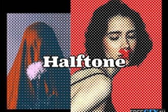 Halftone Photo Effect