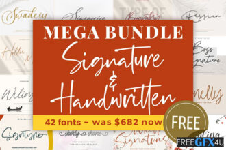 Handwritten Fonts Bundle
