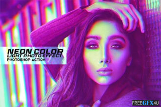 Neon Color Photo Effect