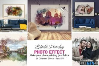Realistic Watercolor Painting Effect