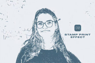 Stamp Printing Effect
