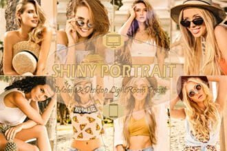 10 Shiny Portrait Mobile & Desktop Lightroom Presets