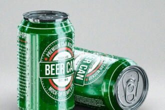 Beer Can Mockup