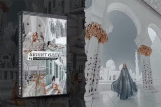 Bright Gray Photoshop Actions