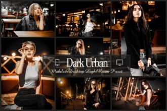 Dark Urban Lightroom Presets Outdoor Moody