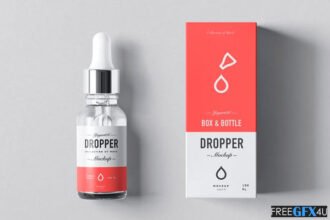 Dropper Bottle Mockup