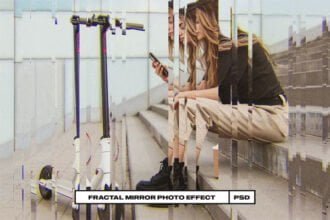 Fractal Mirror Photo Effect