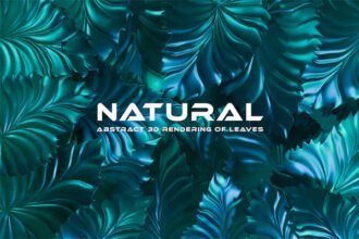 Leaves Natural 3D Background