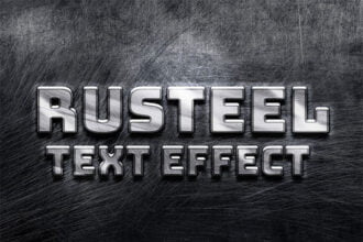 Rusteel Text Effect