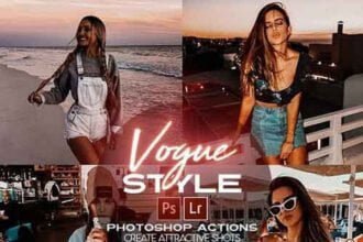 Vogue Style Actions + LR Presets