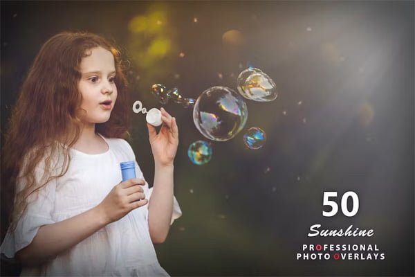 50 Sunshine Photo Overlays